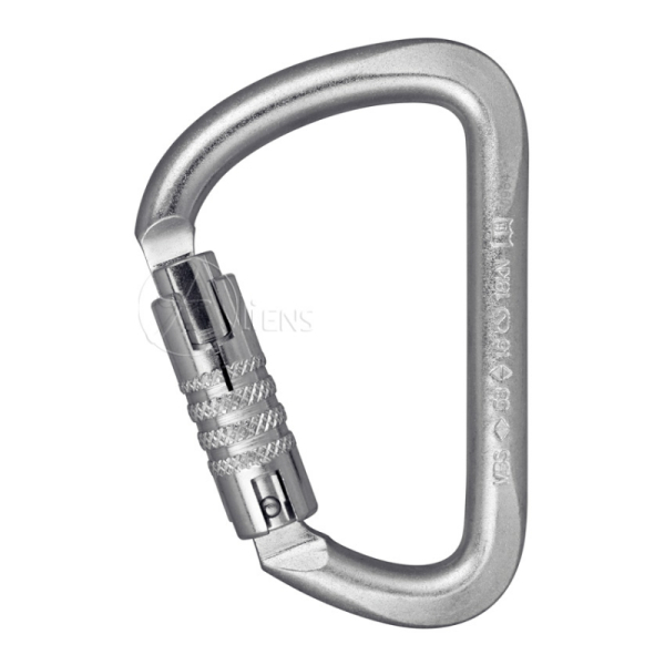 Steel carabiner Alien- Black or Silver